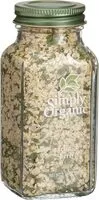 入っている砂糖の量 Garlic n herb certified organic