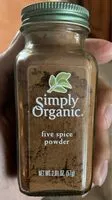 入っている砂糖の量 five spice powder
