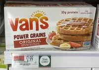 चीनी की मात्रा Vans power grains waffles totally orginal