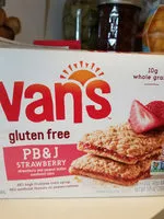 चीनी की मात्रा Vans pbj gluten free sandwich bars