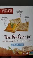 चीनी की मात्रा Gluten free crackers