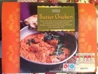 Amount of sugar in Butter chicken