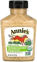 İçindeki şeker miktarı Organic horseradish mustard