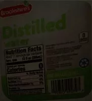 含糖量 distilled water