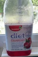 含糖量 Diet Cranberry Juice Cocktail