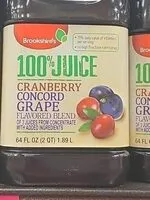 含糖量 cranberry Concord grape juice