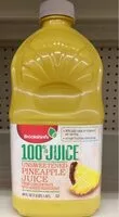含糖量 Unsweetened Pineapple Juice