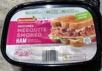 Zuckermenge drin Uncured mesquite smoked ham
