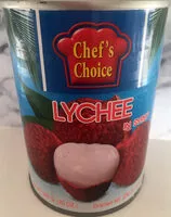 Zuckermenge drin Lychee i sirup