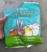 中的糖分和营养成分 Bunny gummy