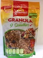 Jumlah gula yang masuk Granola con 9 Semillas