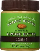 入っている砂糖の量 Almond butter