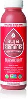 Sokerin määrä sisällä Suja, elements, cold-pressured fruit juice smoothie, berryoxidant