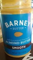 入っている砂糖の量 Almond butter smooth