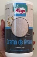 Quantité de sucre dans Crema de avena