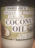 Suhkru kogus sees Organic virgin coconut oil