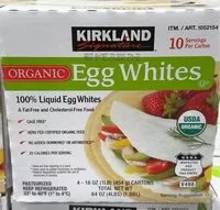 入っている砂糖の量 Organic Egg Whites