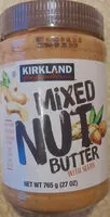 Quantité de sucre dans Mixed nut butter