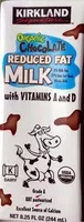 Amount of sugar in Organic Reduces Fat Chocolate Milk