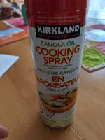 Quantité de sucre dans Cooking spray