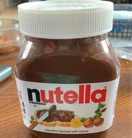 चीनी की मात्रा Nutella