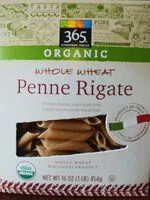 Jumlah gula yang masuk Whole Wheat Penne Rigate