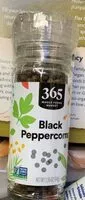 Suhkru kogus sees Black Peppercorns