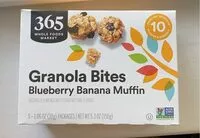 İçindeki şeker miktarı Granola bites blueberry banana muffin