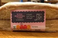 Suhkru kogus sees Iced Madeira Cake