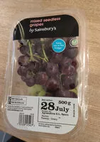 İçindeki şeker miktarı Mixed seedless grapes