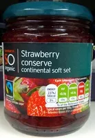 Jumlah gula yang masuk Strawberry Conserve continental soft set