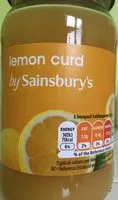 入っている砂糖の量 Lemon curd