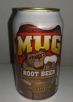 Sugar and nutrients in Mug root beer