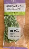 Sokerin määrä sisällä Rosemary