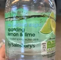 入っている砂糖の量 No Added Sugar Sparkling Lemon and Lime Flavoured Spring Water