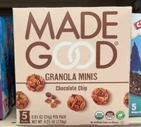 Cantidad de azúcar en Made Good Granola Mini’s