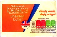 İçindeki şeker miktarı Unsalted Butter