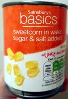 İçindeki şeker miktarı sweetcorn in water sugar & salt added