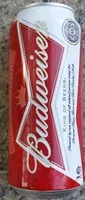 Suhkru kogus sees Budweiser