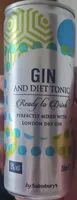 चीनी और पोषक तत्व Gin and diet tonic