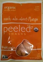 Suhkur ja toitained sees Peeled snacks