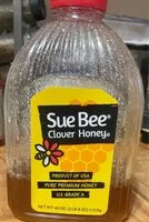 Sokerin määrä sisällä Clover Honey