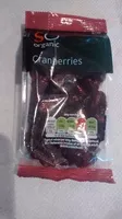 Jumlah gula yang masuk Cranberries