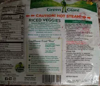 入っている砂糖の量 Green Giant Riced Veggies Cauliflower Medley