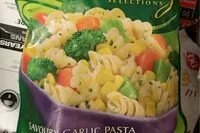 入っている砂糖の量 Savoury garlic pasta