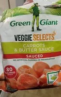入っている砂糖の量 Veggies Selects Carrots & Butter Sauce