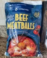 Zuckermenge drin Italian style beef meatballs