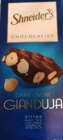 Sokerin määrä sisällä Noir gianduja