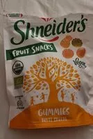 Sokerin määrä sisällä fruit snacks