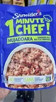 Sokerin määrä sisällä Une minute chef Mujadara